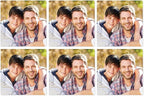 Andaz Press Bulk Photo Personalized Gift and Party Favors Collection, Square Fridge Magnet with Gift Bag, Custom Photo, 6-pack