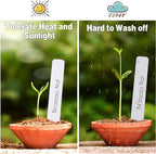 Plant Labels 4 Inch 300Pcs Plastic Plant Name Tags for Seedlings Garden Labels Markers Nursery Plant Tags Seed Labels Plant Label Stakes with Permanet Marking Pen Plant Markers for Outdoor Garden