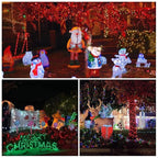 YEGUO 66ft 200 LED Red Halloween Lights Outdoor Waterproof, Green Wire Christmas String Lights Indoor, 8 Modes Twinkle Tree Light Plug in with Timer Memory