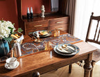 13×72 Inch Table Runner, Retro-Luxury Tassels Series for Kitchen Dining Table Holiday Decoration (Royal Nuts)