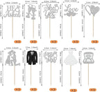 30 Pack Bride to be Cupcake Toppers Glitter Diamond Ring I Do Love Cupcake Picks Miss to Mrs He Asked She Said Yes Bridal Shower Wedding Engagement Bachelorette Cake Decorations Silver