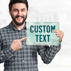 Custom Sign, Custom Street Sign, 11 Font Colors, 13 Font Styles, 4 Hole Options, 22 Sizes, 7x10 Inches, Rust Free DiBound, Fade Resistant, Made in USA by My Sign Center (Shabby Chic)