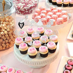30 PCS Bride to Be Cupcake Toppers Glitter Wedding Cupcake Decorations I Do Love Heart Ring Miss to Mrs Cupcake Picks for Wedding Engagement Bridal Shower Party Cake Decorations Supplies Silver