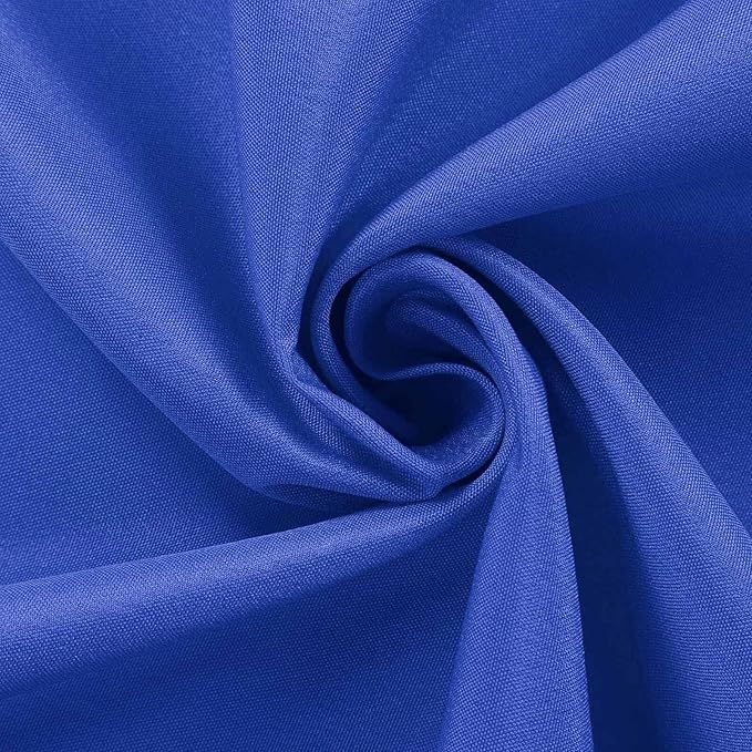 Efavormart 90" Royal Blue Wholesale Linens Polyester Square Linen Tablecloth for Kitchen Dining Catering Wedding Birthday Events