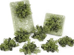 HUIHUANG Green Bows for Gift Wrapping Christmas Gift Bow 5 inch x 8 Counts Moss Green Self-Adhesive Curly Ribbon Bows for Presents, Paper Bag, Party Favors, Wrapping Accessories