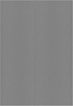 Ottomanson 6'6" x 8' Mud Mat Area Rug Scraper Carpet - Non-Slip, Dirt Trapping for Indoor & Outdoor Use - Ideal for Entryway, Garage, Kitchen, Patio & High-Traffic Areas, Gray