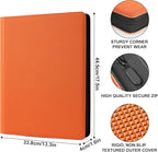 1000+ Pockets Trading Card binder, GEAoffice PU Cover Card Collection Binder, Premium 16 Pockets Card Holder Folders, Side Loading Card Album for YuGiOh, MTG, TCG, Game Cards & Sports Cards, Orange