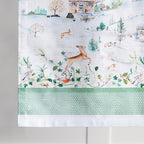 Maison d' Hermine Table Runner 100% Cotton Single Layer Table Runners 72 inches Long for Thanksgiving Christmas Decorations Home Kitchen Dining Party Wedding (Snowy World, 14.5" x 72")