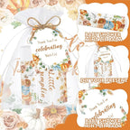 50 PCS Baby Shower Lip Balms for Guests, Boys Girls Neutral Gender Reveal Baby Shower Party Favors with Thank You Card Tags Thanksgiving Decorations Pumpkin Flower