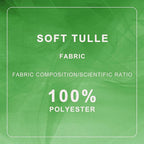 Green Tulle Fabric Roll Spool Bolt (54 Inch by 40 Yards) Large Tulle Wedding Party Decoration, Tutu Skirt, Table Runner, Gift Wrapping, Bridal Shower, Soft & Drape (Emerald Green)