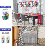 Backdrop Stand Kit - 6 Widths, 10x7.5ft Adjustable Background Stand for Parties & Studio Photography