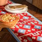 13×72 Inch Table Runner, Retro-Luxury Tassels Series for Kitchen Dining Table Holiday Decoration (Chipset)