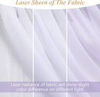 Wokceer Wedding Arch Draping Fabric 2 Panels 28.7" x 20FT White Sheer Fabric Backdrop Arch Draping for Wedding Ceremony Birthday Party Bridal Shower Decoration