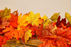 6PCS Fall Maple Leaves Garland, Party Joy 5.6Ft Artificial Maple Leaf Autumn Garland Hanging Fall Vines Table Decorations Front Door Fall Decor Thanksgiving Decorations Decor Outside Indoor Decor