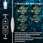 Happy Birthday neon signs，USB Powered Dimmable LED Colorful Lights for Backdrop Wall Decor,Eye-Catching Birthday light up sign for Parties Unforgettable Gifts Backdrops Size:16.54 * 10.39in