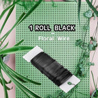 Hotop Floral Wire 38 Yards 114 Ft Florist Paddle Wire 22 Gauge Flexible Paddle for DIY Crafting Wreath, Floral Arrangement, Bouquet Stem Wrapping, Christmas Wreaths Tree, Wedding Bouquets(Black)