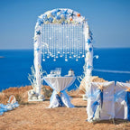 10 PCS Crystal Garland Strands, 33ft Hanging Crystal Strings for Window Curtains Doorway Decorations, Acrylic Clear Diamond Crystal Ornaments for Christmas Tree, Wedding Party Home Chandelier Decor