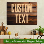 Custom Sign, Custom Street Sign, 11 Font Colors, 13 Font Styles, 4 Hole Options, 22 Sizes, 18x24 Inches, Rust Free DiBound, Fade Resistant, Made in USA by My Sign Center (Vintage Wood)