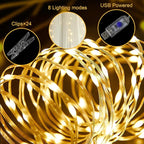 Fomcet Tulle Curtains with Lights String Ivory 20FT X 10FT Sheer Backdrop Curtains for Parties Wedding Baby Shower Photo Shoot Decorations (4 Panels 5 x 10FT)
