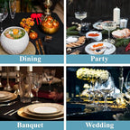 VidaFete Square Tablecloth 10 Pack52 x 52 Inch Tablecloths Stain Wrinkle Resistant Polyester Dining Table Cover for Kitchen Dinning Party Wedding Rectangular Tabletop Buffet Decoration(Black)