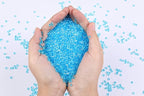 10000 pcs/Pack Wedding Table Scatter Confetti Crystals Acrylic Diamonds Vase Fillers 4.5 mm Rhinestones for Wedding, Bridal Shower, Vase Beads Decorations (Lake Blue)