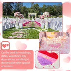 1000 Pcs Artificial Fake Rose Petals,Flower Petals for Romantic Night, Engagement, Party, Wedding, Event Flower Decorations, in Bulk(Pale Pink)