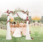 Miracliy 16 Pack 131 FT Flower Garland Decorations Plastic Artificial Flowers for Wedding Decoration Photo Booth Backdrop