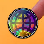 Custom Logo Stickers for Business, Personalised Branding Labels, Any Shape & Size, Waterproof, Glossy Holographic