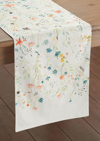 Maison d' Hermine Table runner 100% Cotton Double Layer Table Runners 72 inches long Decorative for Home Kitchen Dining Party Baby Shower Wedding Bridal Shower Spring Summer (Colmar, 14.50" x 72")