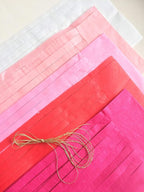 Fonder Mols Tassel Garland DIY Kit (25pcs, Pink Ombre) - Balloon Tail Banner - Bachelorette Party & Baby Shower Decorations