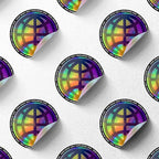 Custom Logo Stickers for Business, Personalised Branding Labels, Any Shape & Size, Waterproof, Glossy Holographic