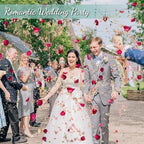 40+ Cups 9.3oz Real Biodegradable Flower Petal Wedding Confetti, 5 QT 5 Kinds Colorful Mixed Petal Confetti with Dried Rose Petal & Jasmine Buds, DIY Wedding Decor for Flower Girl Bridal