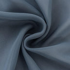 6Pack 9ft Chiffon Table Runner 14x108 Inch Sheer Romantic Table Runner for Wedding Birthday Party Bridal Shower Outdoor Decoration-Dusty Blue