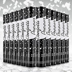 Confetti Poppers 12 Pack - White Confetti Cannons for Wedding, Birthday, Graduation, Baby Shower, Anniversary, Christmas & New Year's