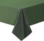 Cupuamon Square Tablecloth 90x90 inch Washable Polyester Fabric Table Cloth for Wedding Party Dining Banquet Decoration（90x90,Willow）