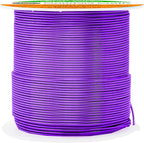 Mandala Crafts 22 Gauge Anodized Aluminum Craft Wire for Jewelry Making - 100 FT Colored Flexible Purple Wire - Bendable for Bonsai Armature Crafting Sculpting