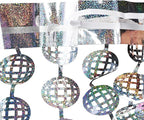BRAVESHINE Hanging Balls Party Streamers Backdrop - 2 Pack Silver Tinsel Foil Curtain Photo Fringe Backdrop for 70s 80s Party, Birthdays, Bachelorette, Engagement, Music, Dance,New Years Decorations