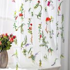 XunYee 6 Pcs 35.4 ft Flower Garlands Hanging Wildflower Backdrop Decoration Artificial Floral Garlands Fake Flower Vines Faux Silk Wildflower Decor for Halloween Fall Wedding Garden Wall Arch(Spring)