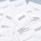 Five Star White Cotton Cocktail Napkins, Beverage & Bar Napkins - 4.5" x 4.5" (50 Pack)