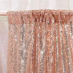 Eternal Beauty Rose Gold Sequin Backdrop, 8x10 Ft Glitter Background Curtains for Shimmer Photography Party Wedding Birthday Back Drop Decor