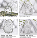 Set of 24 Glass Bud Vase Set, Small Vintage Clear Flower Vase Centerpieces for Table Bulk Cute Rustic Style Mini Vase for Home Decor Wedding Baby Shower Birthday Party