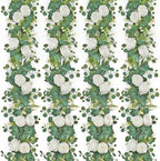 4PCS 6.23FT Artificial Eucalyptus Garland with Peony Flowers Fake Vines Floral Greenery Garland White Peonies Artificial Flowers for Centerpiece Table Runner Wedding Decor (White, 4PCS)