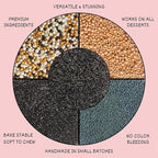 Confect Masquerade Sprinkles Mix – Champagne Gold & Black Pearl Dragees, Black Jimmies & Sparkling Sugar | Edible Sprinkles for Cakes, Cupcakes & Desserts | Vegan, Gluten-Free, Nut-Free, Soy-Free, Dairy-Free, Palm Oil-Free- 5 Oz