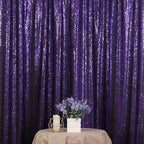 Poise3EHome Purple Sequin Backdrop, 10Ft x 10Ft Glitter Photography Background Curtains for Halloween Party Wedding Birthday Christmas Thanksgiving Decoration