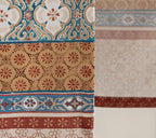 Maison d' Hermine Table Runner 100% Cotton Single Layer Table Runners 72 inches Long for Thanksgiving Christmas Decorations Home Kitchen Dining Party Wedding (Romane, 14.5" x 72")