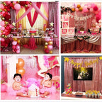 Poise3EHome 2 Panels 2ft x 8ft Fuchsia Pink Sequin Backdrop Curtains for Wedding Party Xmas Decoration
