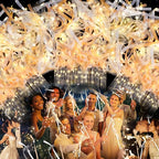 58 PCS Wedding Wands with Lights,Fairy Wands, LED Silk Fairy Wand with Bells for Wedding Send Off, New Year, Raves, Concert, Birthday