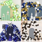 Wedding Arch Covers Arch Backdrop Cover Arch Stand Covers 7.2FT 6FT Set of 2 Arch Cover Spandex Fabric Stretchy Backdrop for Wedding Birthday Party Decoration Baby Shower (Dusty Blue)