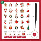 DIY Wine Glass Charms Kit, 25pcs Personalized Reusable Drink Marker Tags, Glass Identifiers for Wine Tasting Party, Unique Hostess Gifts & Party Decorations