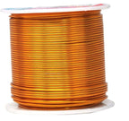 Mandala Crafts 18 Gauge Anodized Aluminum Craft Wire for Jewelry Making - 450 FT Colored Flexible Silver Copper Purple Gold Brown Red Wire - Bendable for Bonsai Armature Crafting Sculpting